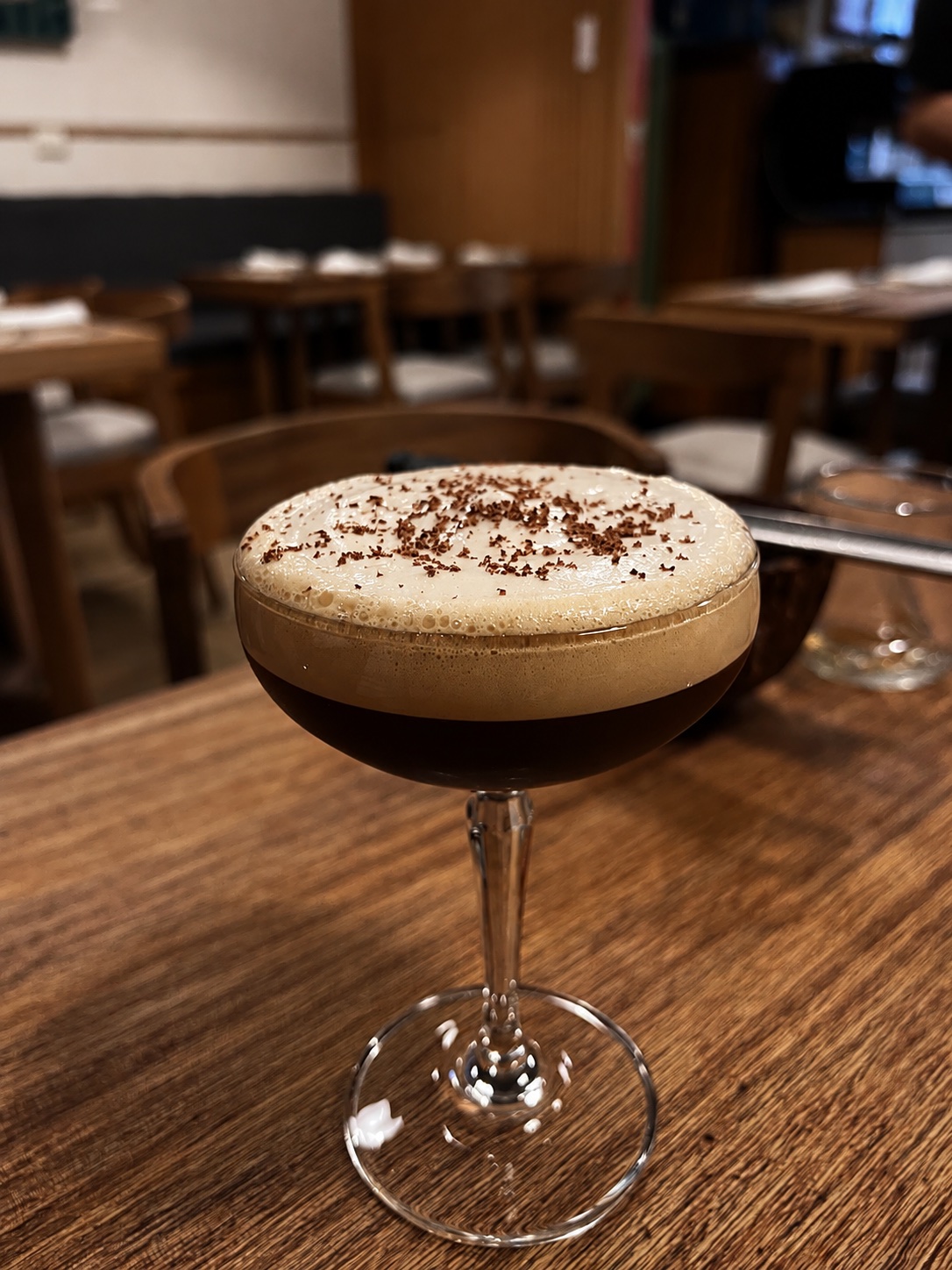 A signature cocktail at MARE