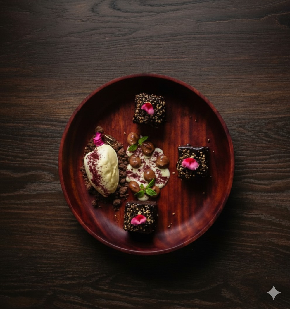 Peruvian cacao dessert