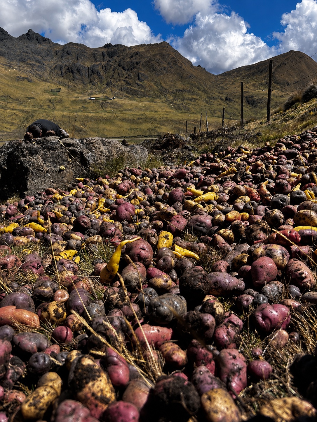 Peruvian potatoes and tubers in their place of origin